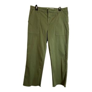 Frank & Eileen Blackstone Utility Pant in Army green Size 8